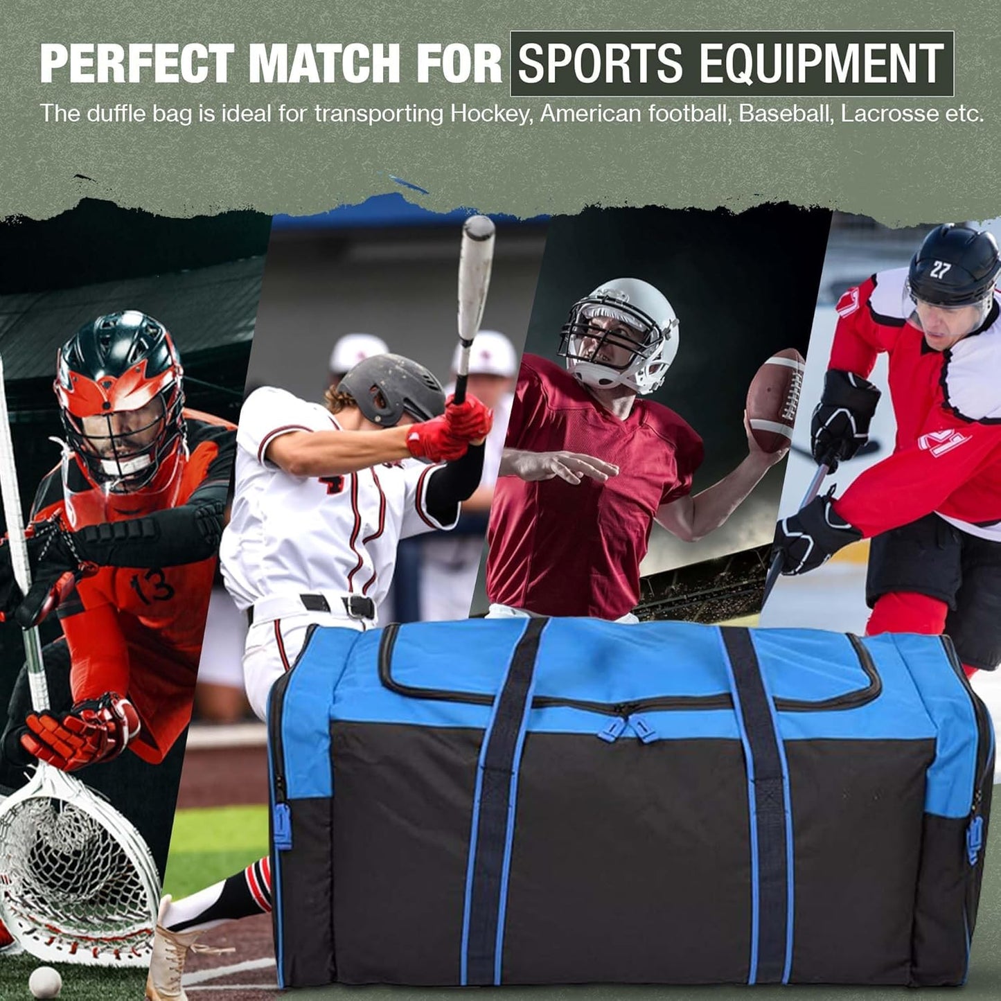 Premium Multi-Pocket Durable Sports Gym Duffel Bag for Travel