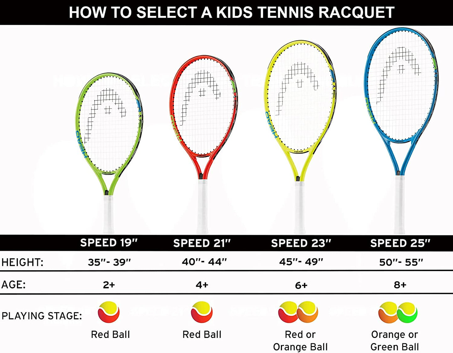 HEAD Speed 25 Junior Tennis Racquet, Blue (SIOC) | Pre-Strung, Ages 8-11
