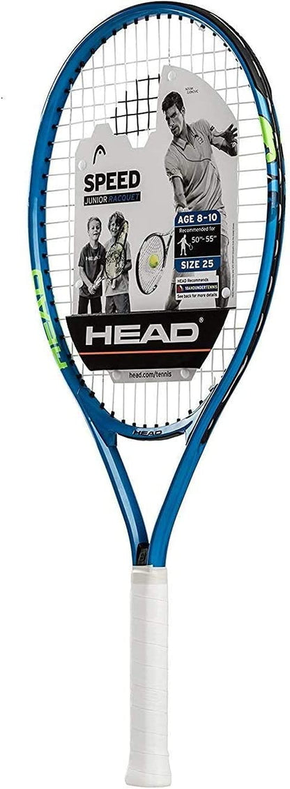 HEAD Speed 25 Junior Tennis Racquet, Blue (SIOC) | Pre-Strung, Ages 8-11