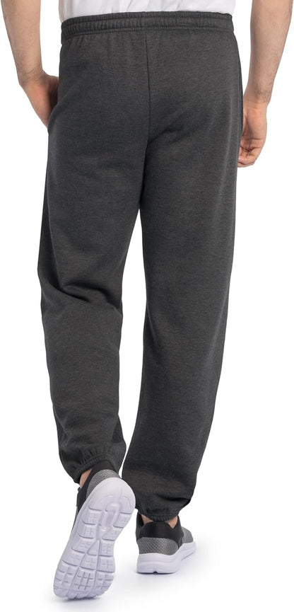 Eversoft Moisture-Wicking Fleece Sweatpants with Pockets and Relaxed Fit