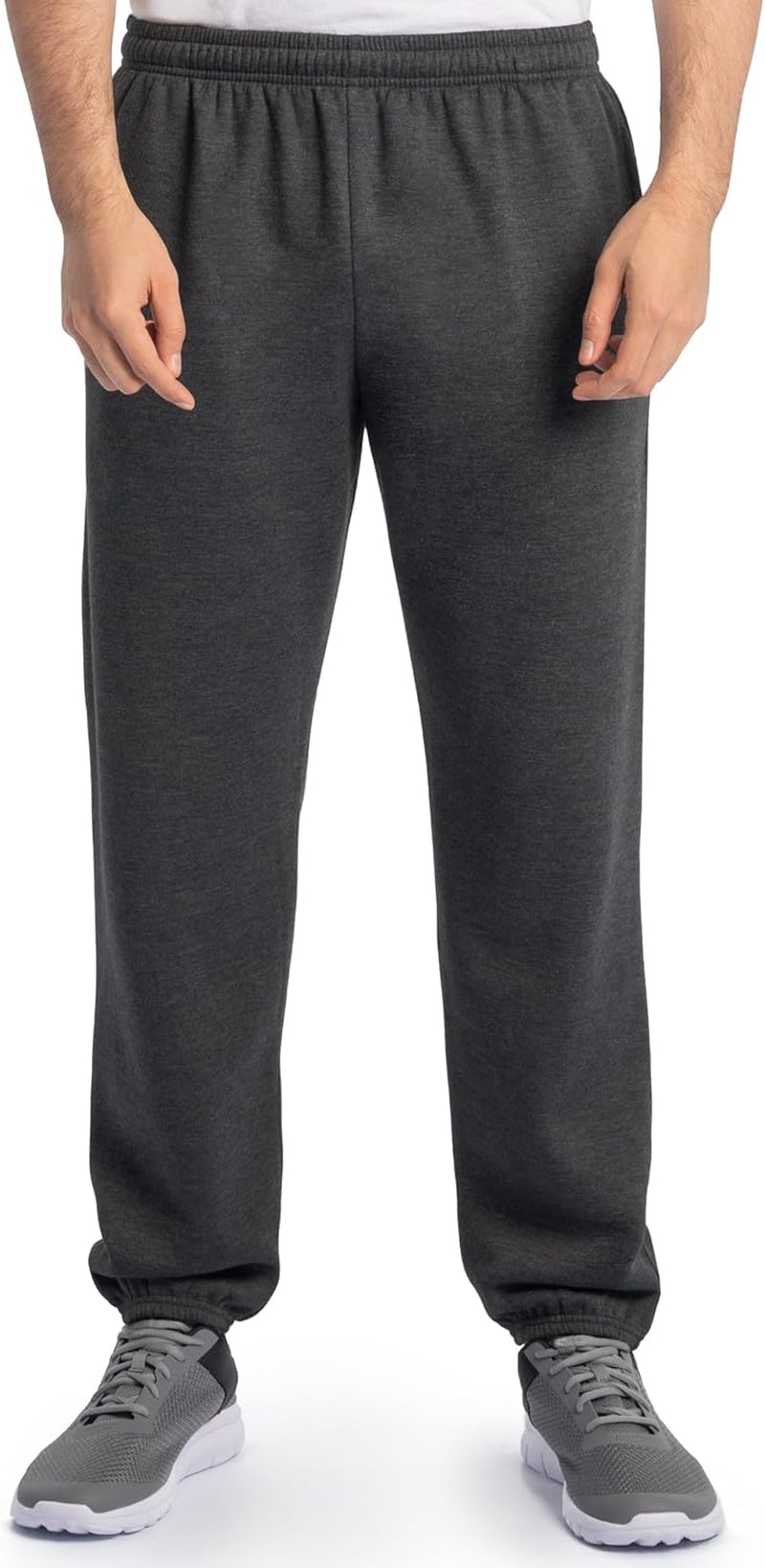 Eversoft Moisture-Wicking Fleece Sweatpants with Pockets and Relaxed Fit