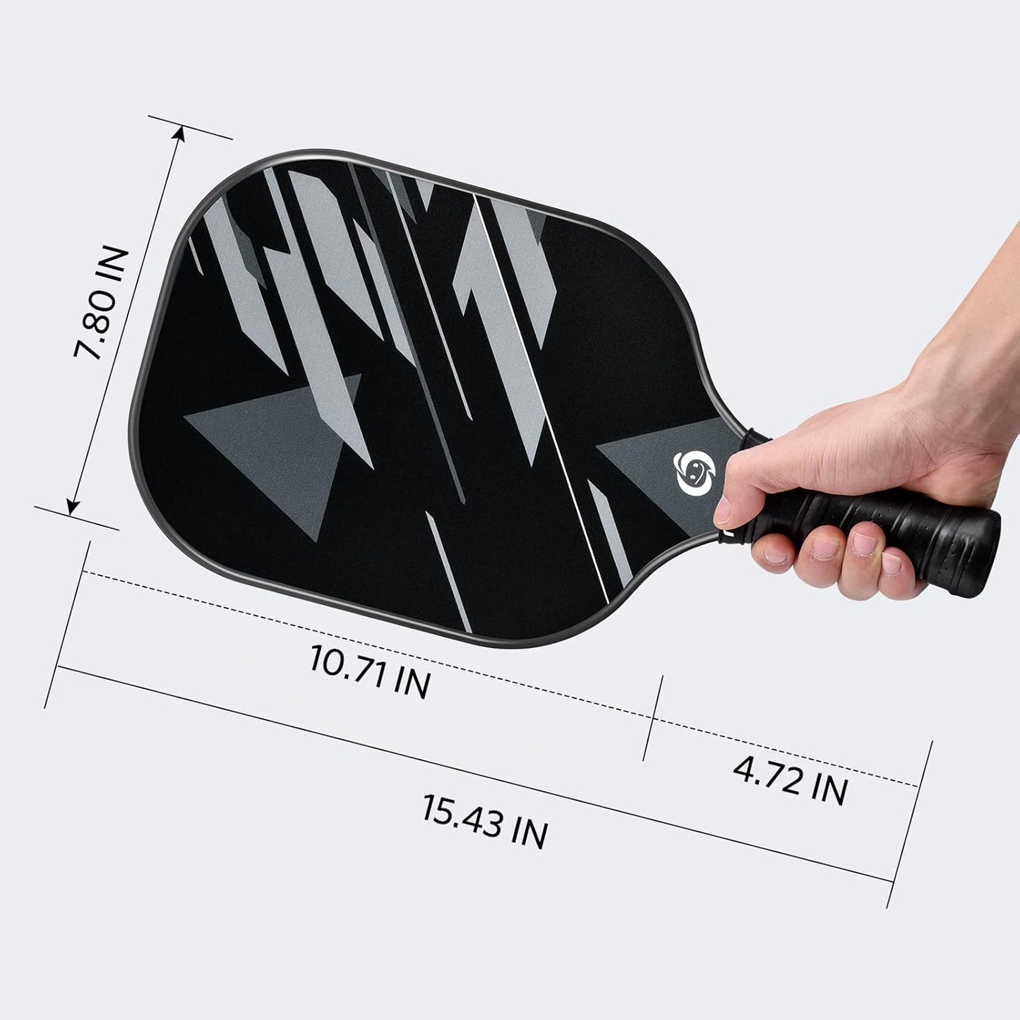 Fiberglass Pickleball Paddle Set (2 or 4 Paddles) - USAPA Approved with Balls and Carry Bag, Lightweight Design with Polypropylene Honeycomb Core for Beginners and Intermediate Players
