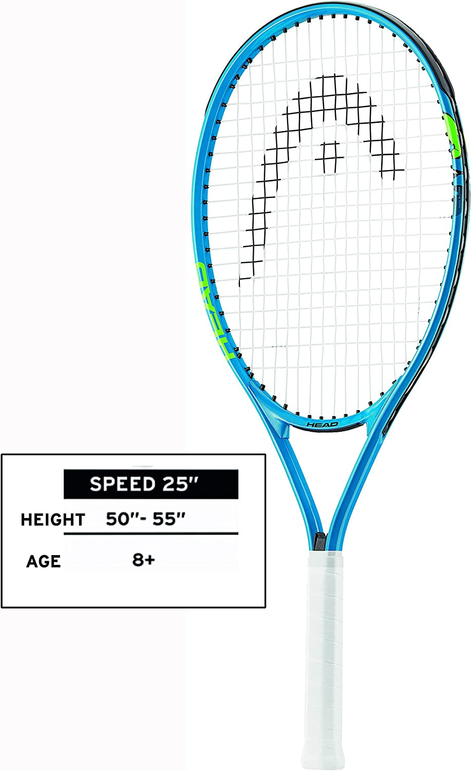 HEAD Speed 25 Junior Tennis Racquet, Blue (SIOC) | Pre-Strung, Ages 8-11