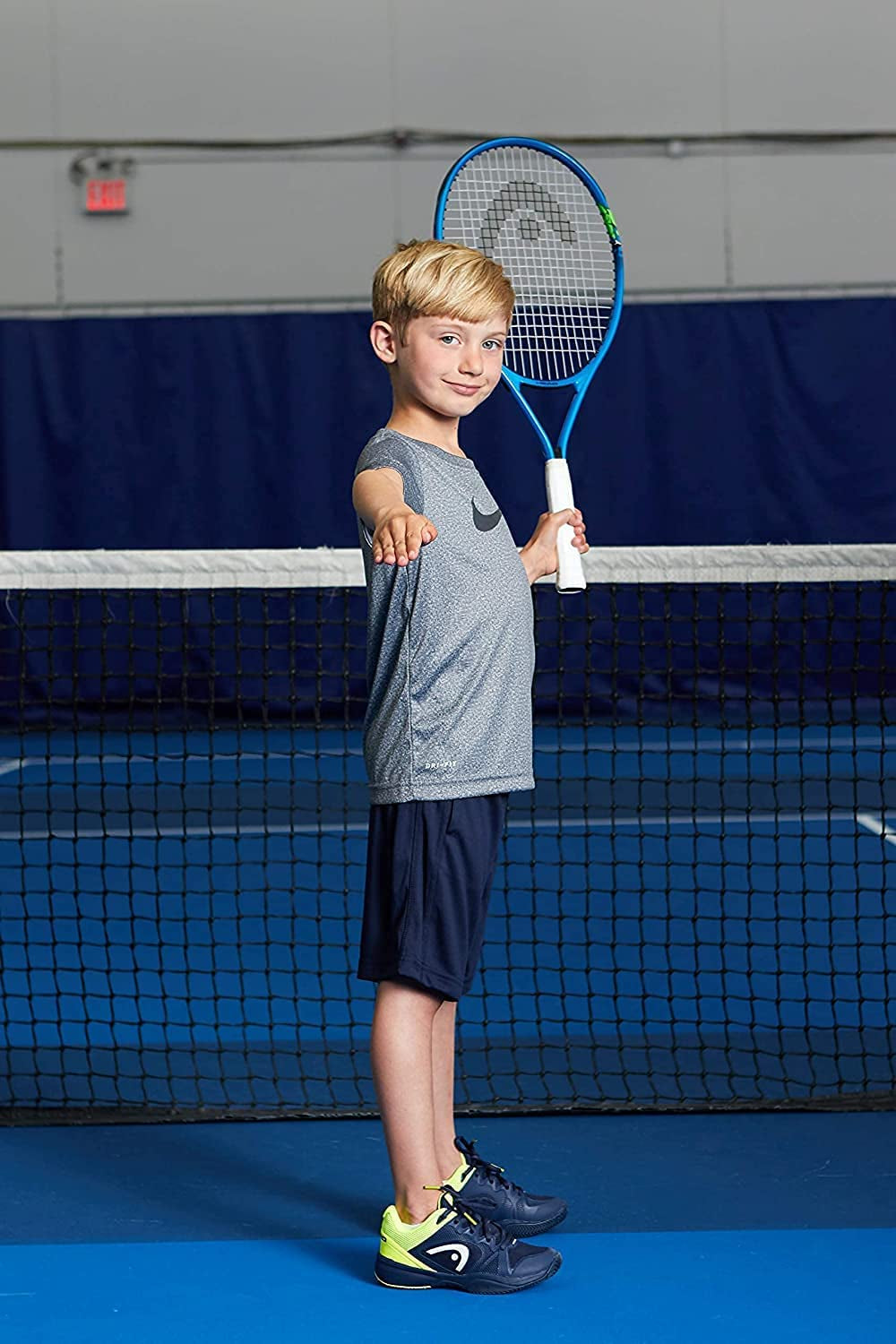 HEAD Speed 25 Junior Tennis Racquet, Blue (SIOC) | Pre-Strung, Ages 8-11