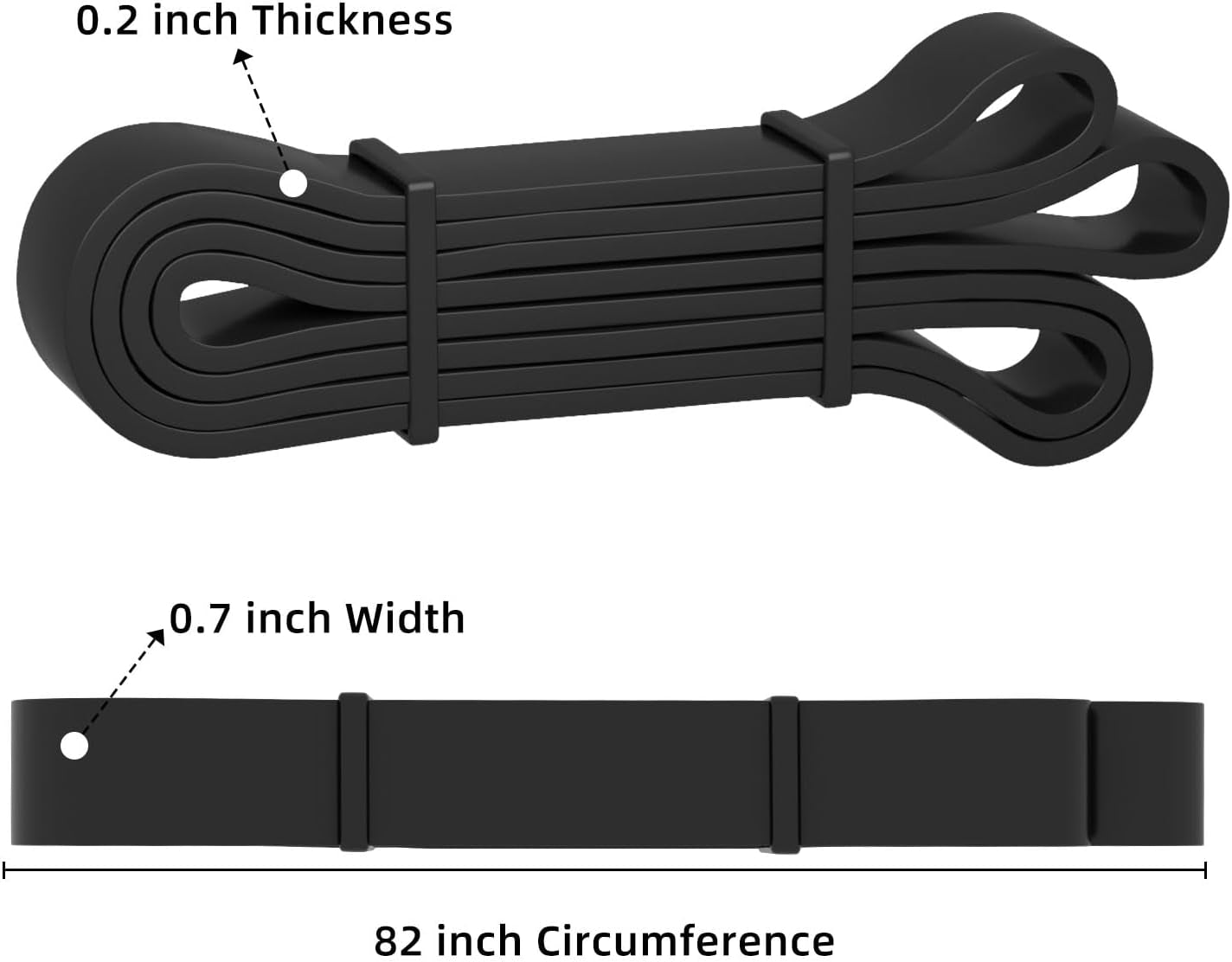 Resistance Bands for Pull-Up Assistance and Muscle Training - Ideal for Body Stretching and Physical Therapy for Men and Women