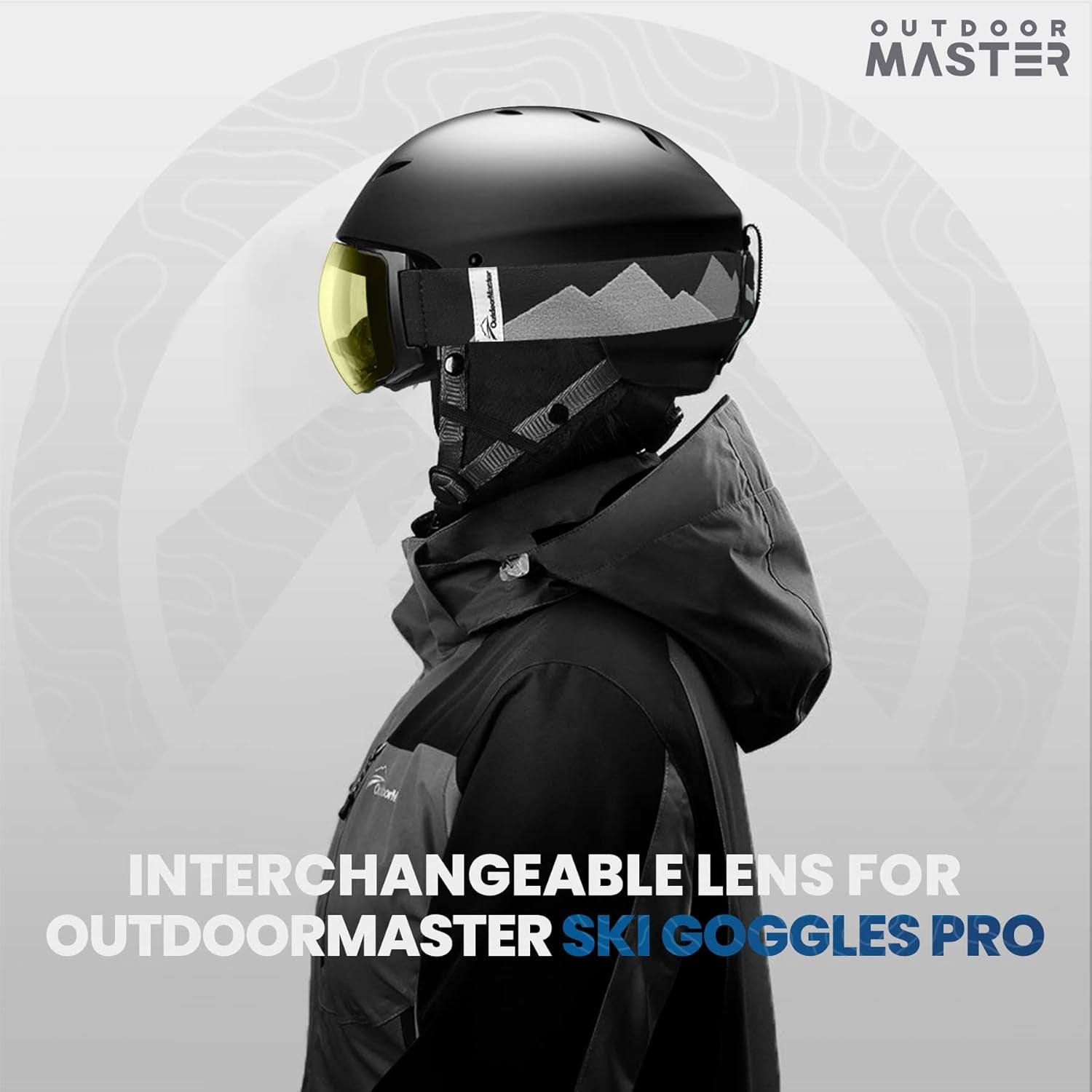 Professional Ski Goggle Replacement Lens with Quick Magnetic System, Anti-Fog Clarity, UV400 Protection, and Versatile VLT Options for All Weather Conditions