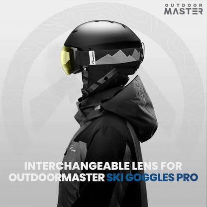 Professional Ski Goggle Replacement Lens with Quick Magnetic System, Anti-Fog Clarity, UV400 Protection, and Versatile VLT Options for All Weather Conditions